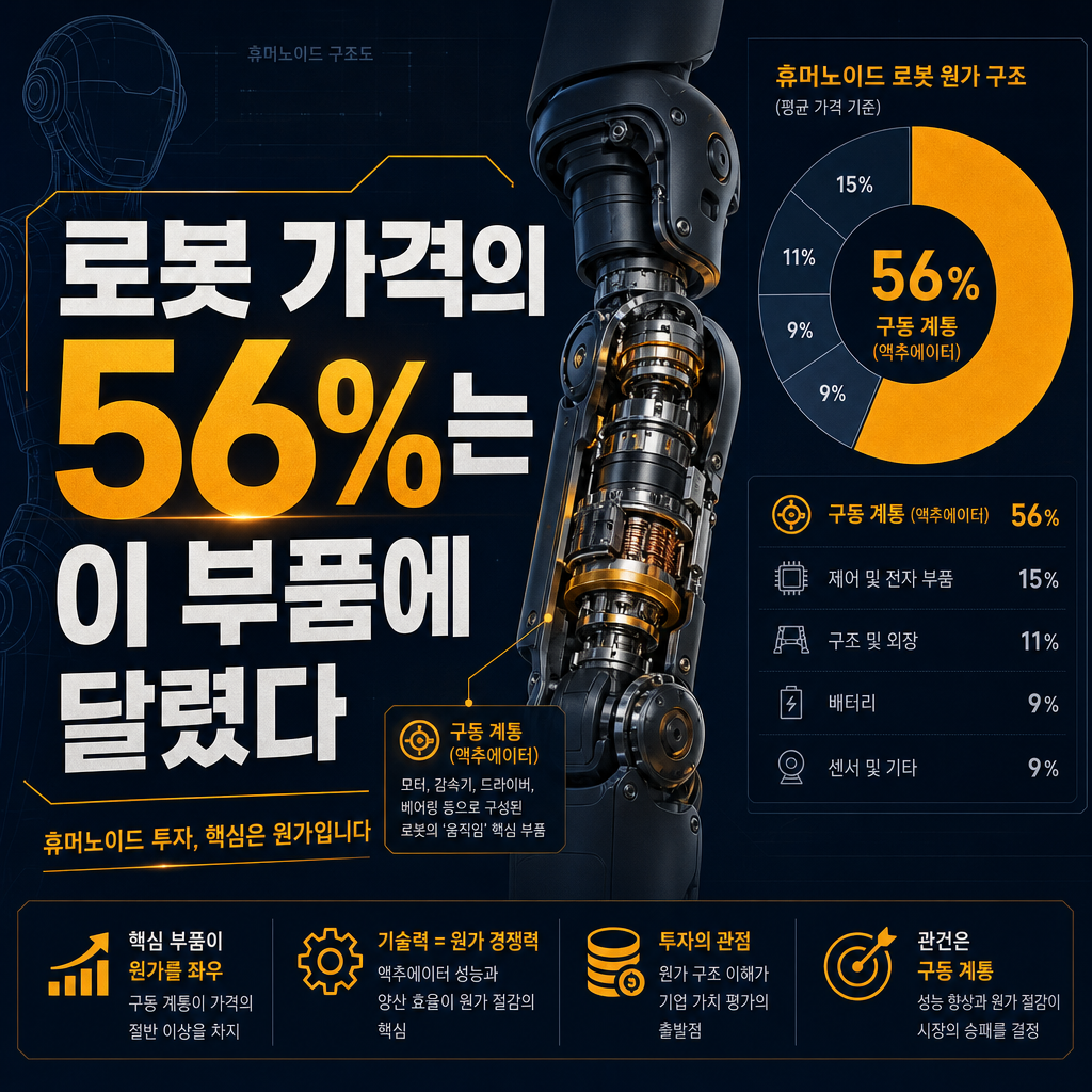 휴머노이드 로봇, ‘가격 혁명’ 없이는 미래도 없다: 투자자가 봐야 할 단 하나의 숫자