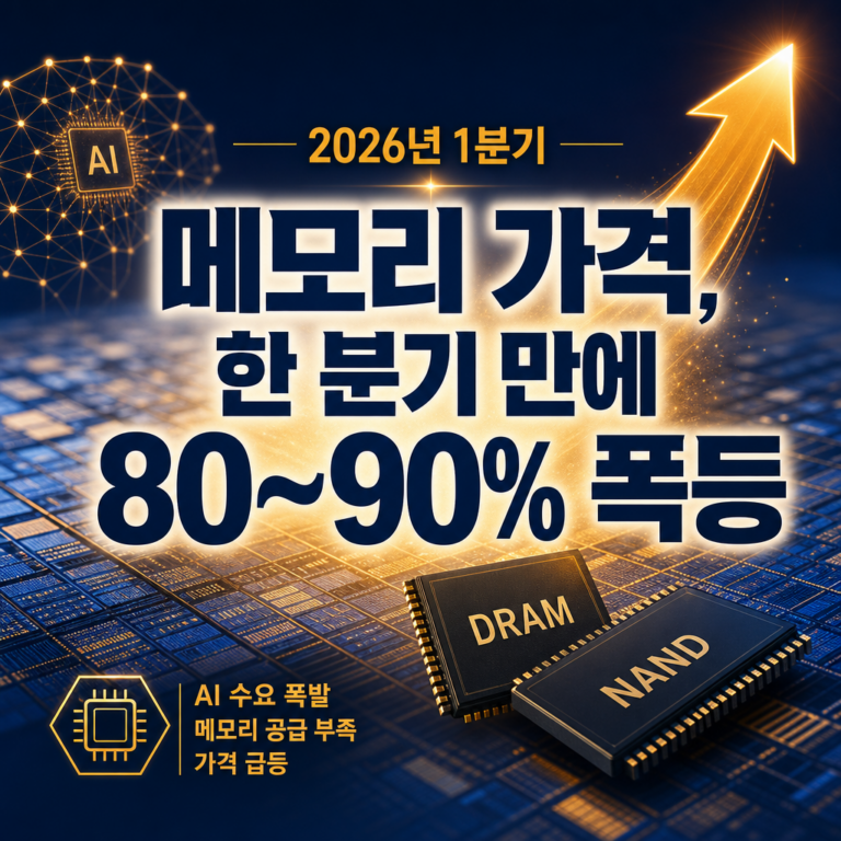 메모리 반도체, 슈퍼 사이클을 넘어 구조적 격변으로: 데이터로 본 5가지 핵심 동인과 리스크