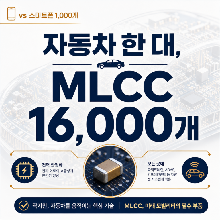 전장용 MLCC, 단순한 부품 성장을 넘어 체질을 바꾸는 게임 체인저