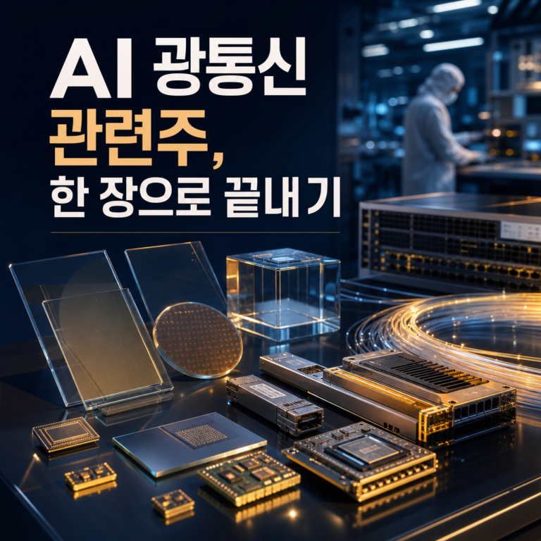 AI 데이터센터 광통신 관련주 밸류체인 지도: 대한광통신·오이솔루션·코위버 옥석 가리기