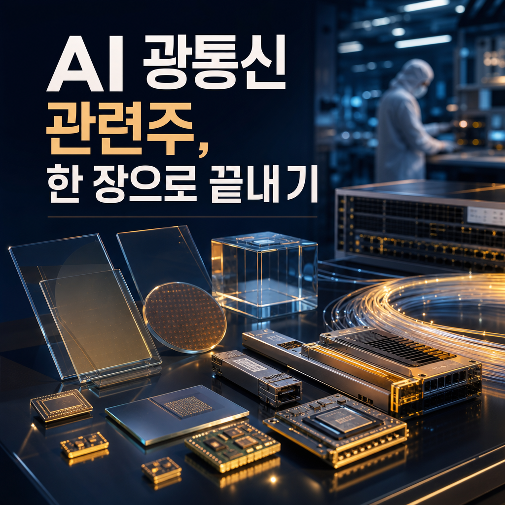 AI 데이터센터 광통신 관련주 밸류체인 지도: 대한광통신·오이솔루션·코위버 옥석 가리기