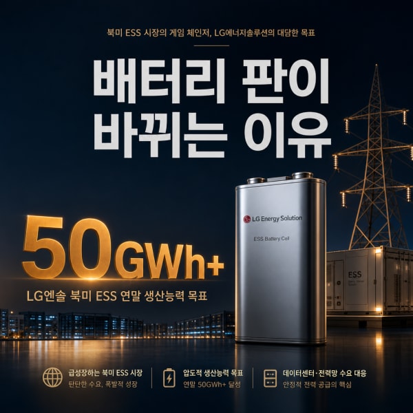 2026년 배터리 산업 입문: ESS·LFP·전고체배터리로 읽는 구조 전환