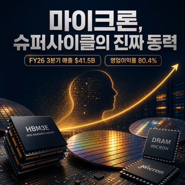 마이크론(MU), 슈퍼사이클의 진짜 동력 — 영업이익률 80.4%는 착시가 아니지만 ‘가격’이 만든 양날의 칼