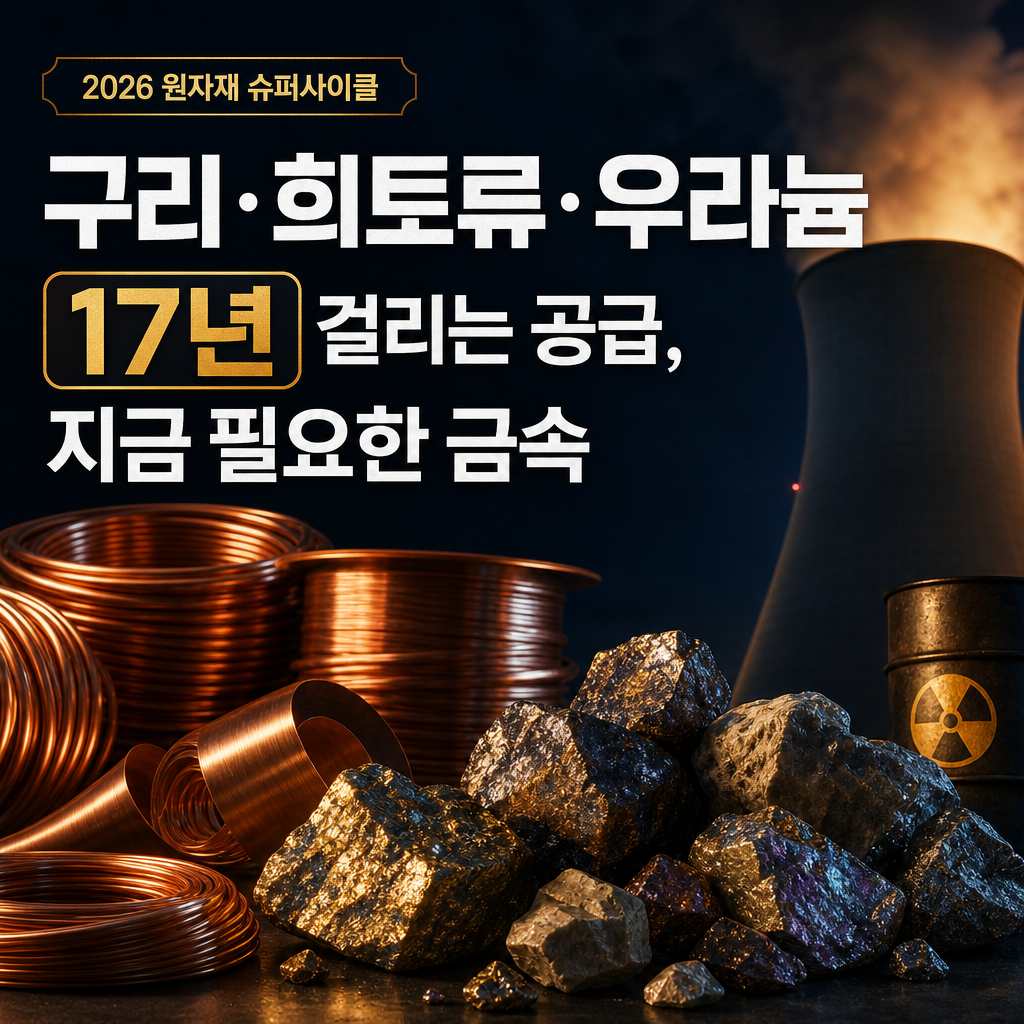 구리·희토류·우라늄이 AI 시대 핵심 원자재인 이유