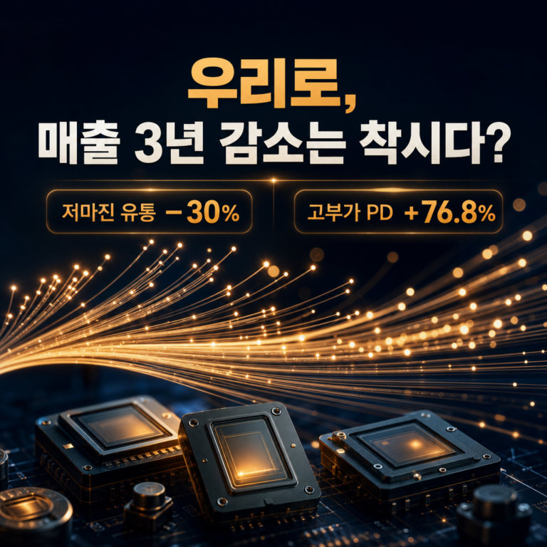 우리로, 양자 테마로만 보면 놓친다 — 매출 3년 감소가 ‘착시’인 이유와 26Q1 흑자전환의 실체