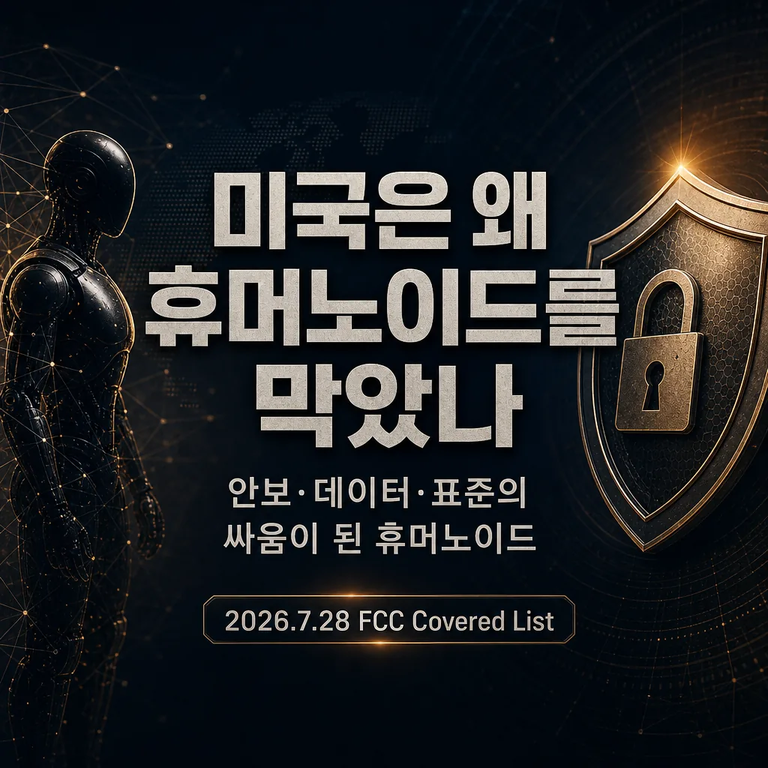 미국 FCC가 중국 휴머노이드를 막은 이유 – 유니트리·애지봇과 안보·표준 경쟁