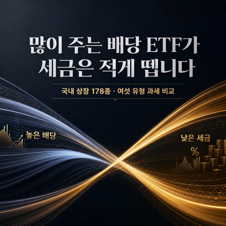 많이 주는 배당 ETF가 세금은 적게 뗍니다 — 커버드콜·미국배당다우존스·리츠 178종 실측